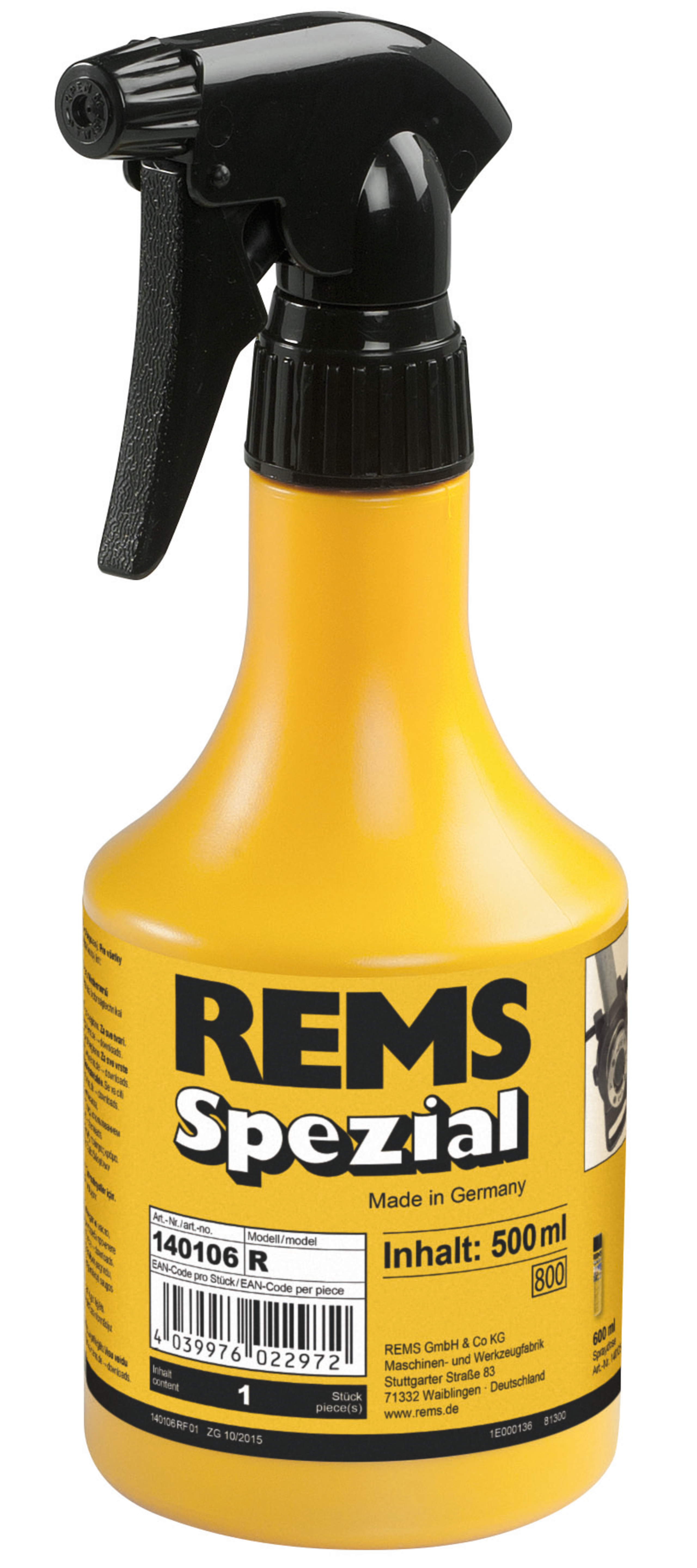 <br/>REMS Spezial láhev s rozprašov