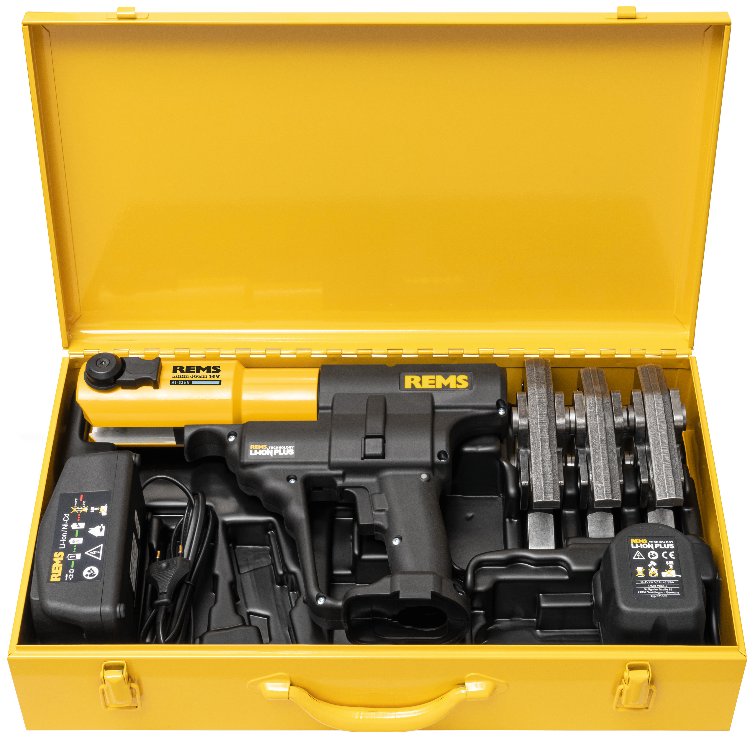 REMS Akku Press 14 V ACC Cordless Radial Press 32 KN With Automatic 