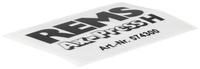 <br/>Etiquette Type REMS Ax-Press H